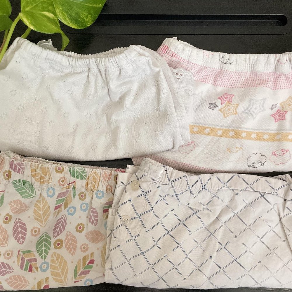 CARTER'S Organic Shorts, Bundle of 4 (NWT)